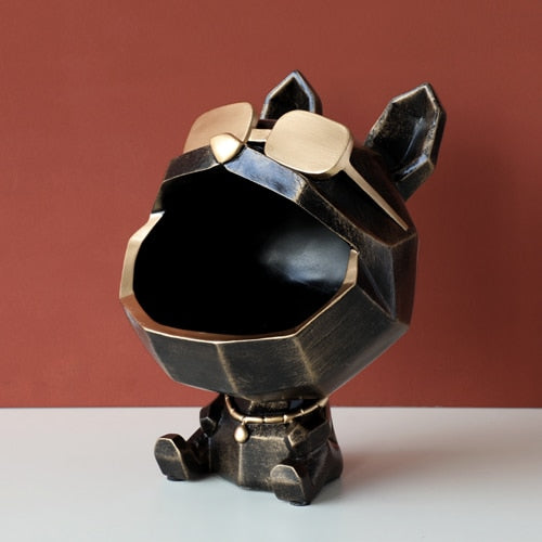Coole Hundefigur Großmaul, Hund Aufbewahrungsbox Heimdekoration
