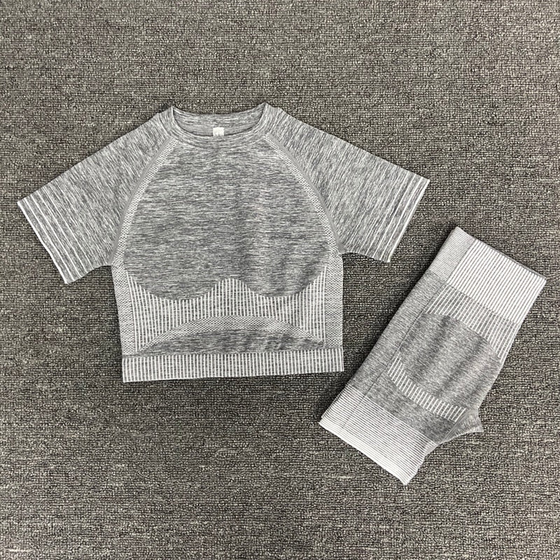 2/3/5 stücke Nahtlose Damen Sportbekleidung & Yoga-Set