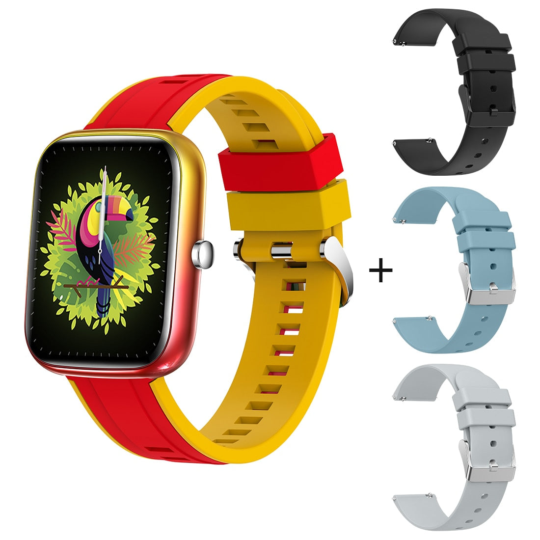 COLMI P8 BR 1,69 Zoll Smart Watch Männer Fitness Tracker IP67 Wasserdicht Bluetooth International Smartwatch für Android iOS Telefon