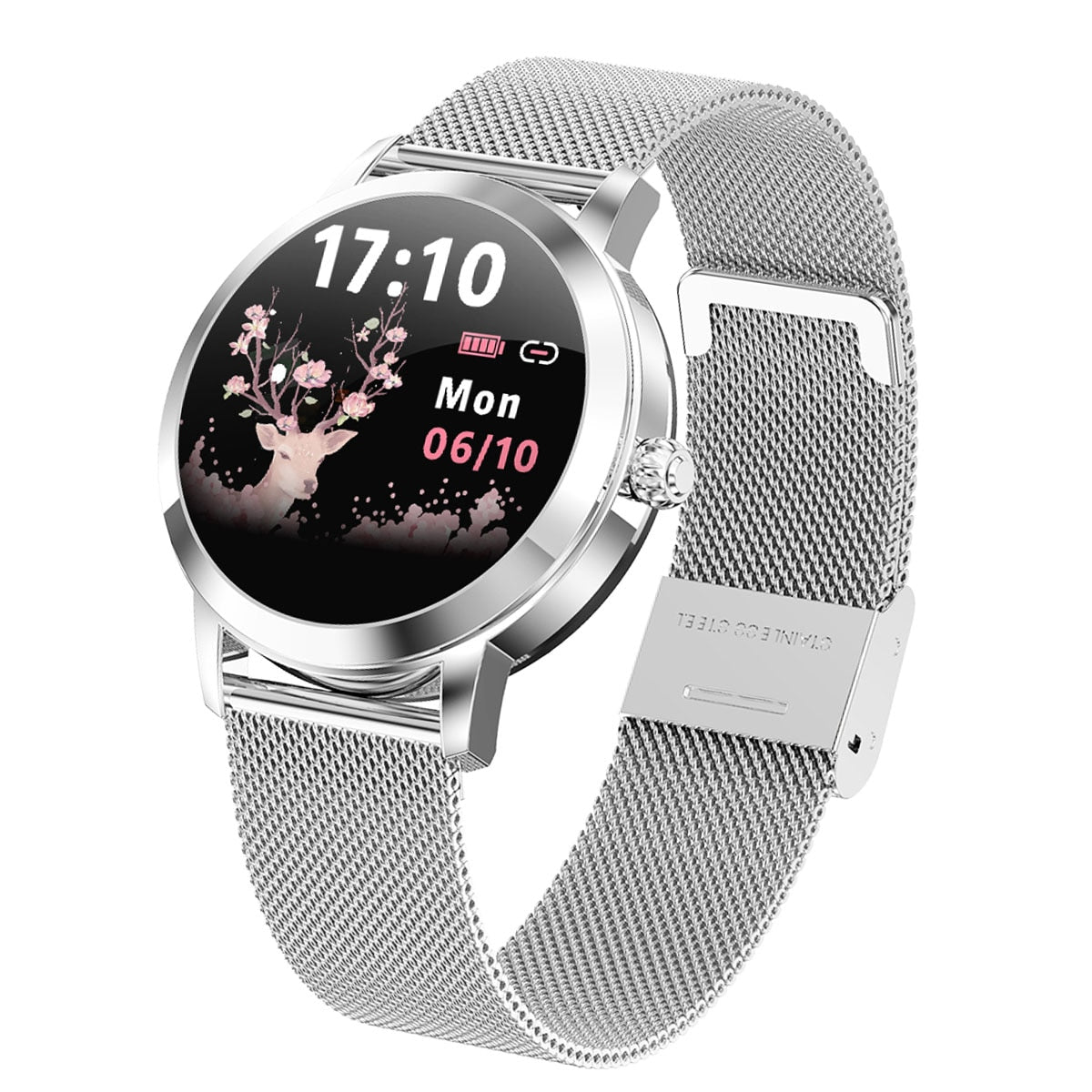 Fitness Smart Watch für Frauen, IP68 Wasserdichte Luxus Sportuhr, Verbindung mit Xiaomi Android IOS