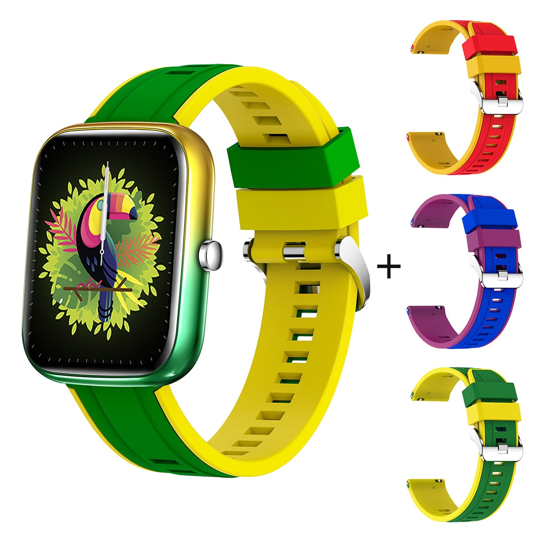 COLMI P8 BR 1,69 Zoll Smart Watch Männer Fitness Tracker IP67 Wasserdicht Bluetooth International Smartwatch für Android iOS Telefon