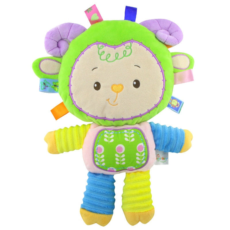 Cartoon Baby Plüsch Rasseln Spielzeug