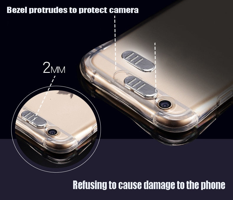 Handyhülle für Samsung Galaxy S8, S9, Plus Note 8, J3, J5, J7, J2, Weiche TPU-Hülle mit Airbags