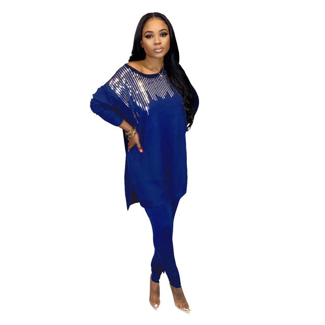 Damen Top und Hosen Zweiteiler Streetwear Outfits
