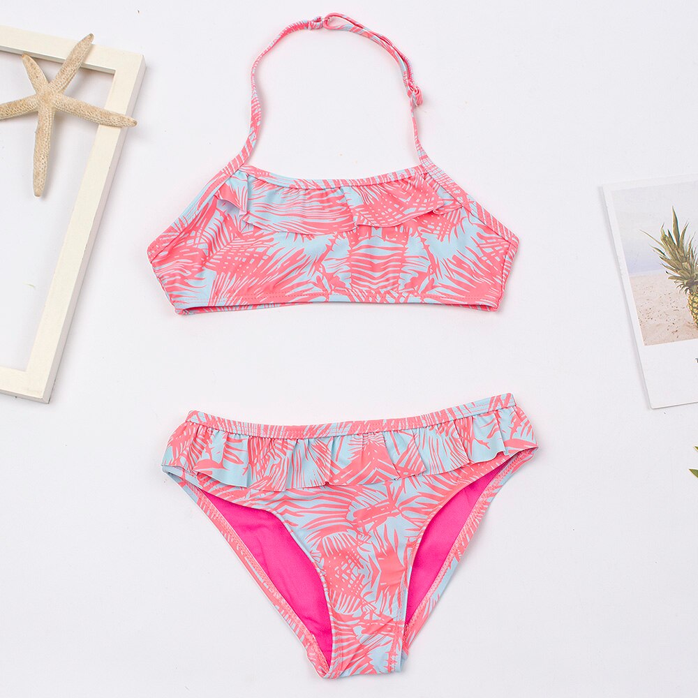 Badeanzug Bikini Set für Kinder Mädchen, Zwei-Stücke Schwimmenanzug für den Sommer