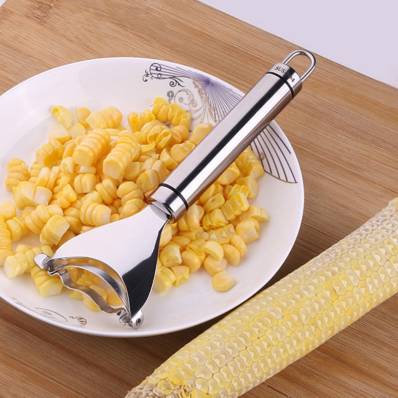 Edelstahl-Mais-Stripper Corns, Maisschäler aus massivem 304 Edelstahl
