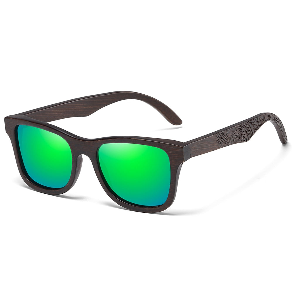 Natürliche Polarisierte Holzsonnenbrille, Bambus Sonnenbrille, Markendesigner Original Holzbrille Mit Holzkiste