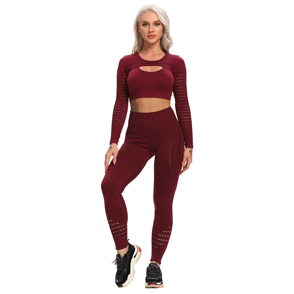 2-teiliges Set Damenanzug für Fitness
