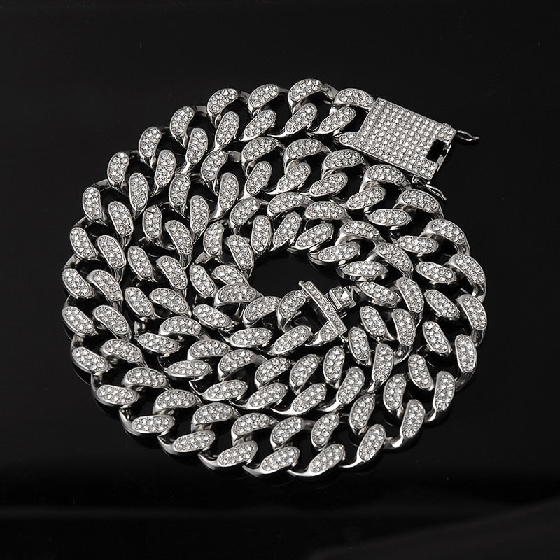 18 Karat Echt Vergoldette Halskette/Platin überzogen, Weißgold Halsband Halskette Armband
