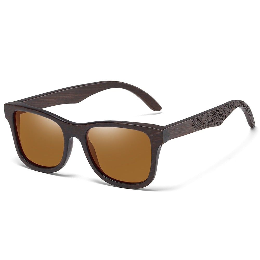Natürliche Polarisierte Holzsonnenbrille, Bambus Sonnenbrille, Markendesigner Original Holzbrille Mit Holzkiste