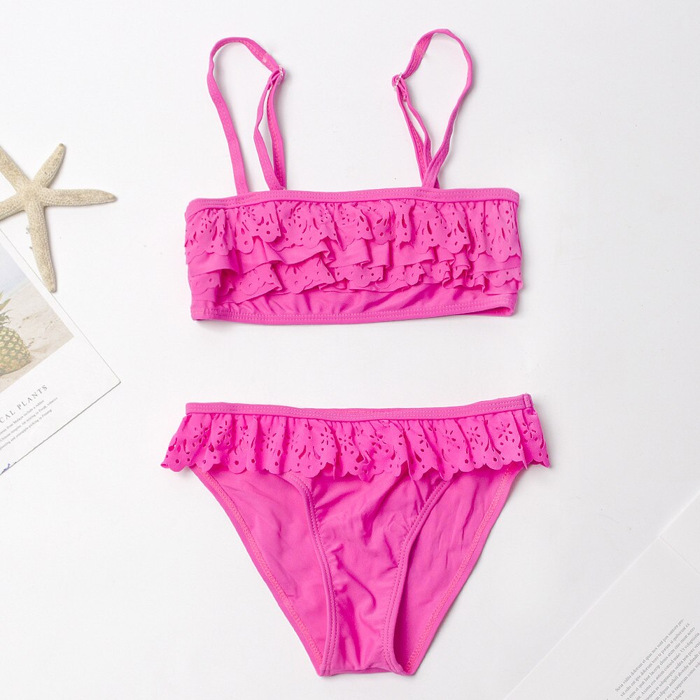 Badeanzug Bikini Set für Kinder Mädchen, Zwei-Stücke Schwimmenanzug für den Sommer