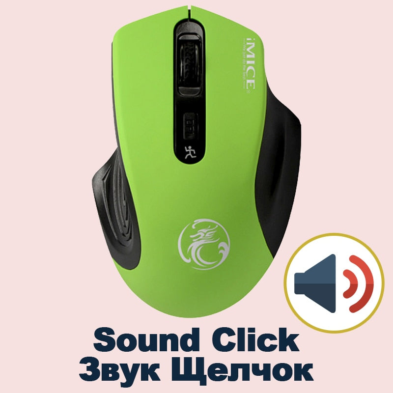 USB Wireless Mouse 2000 DPI USB 2.0 Empfänger Optische Computermaus 2,4 GHz Ergonomische Mäuse für Laptop PC Sound Silent Mouse