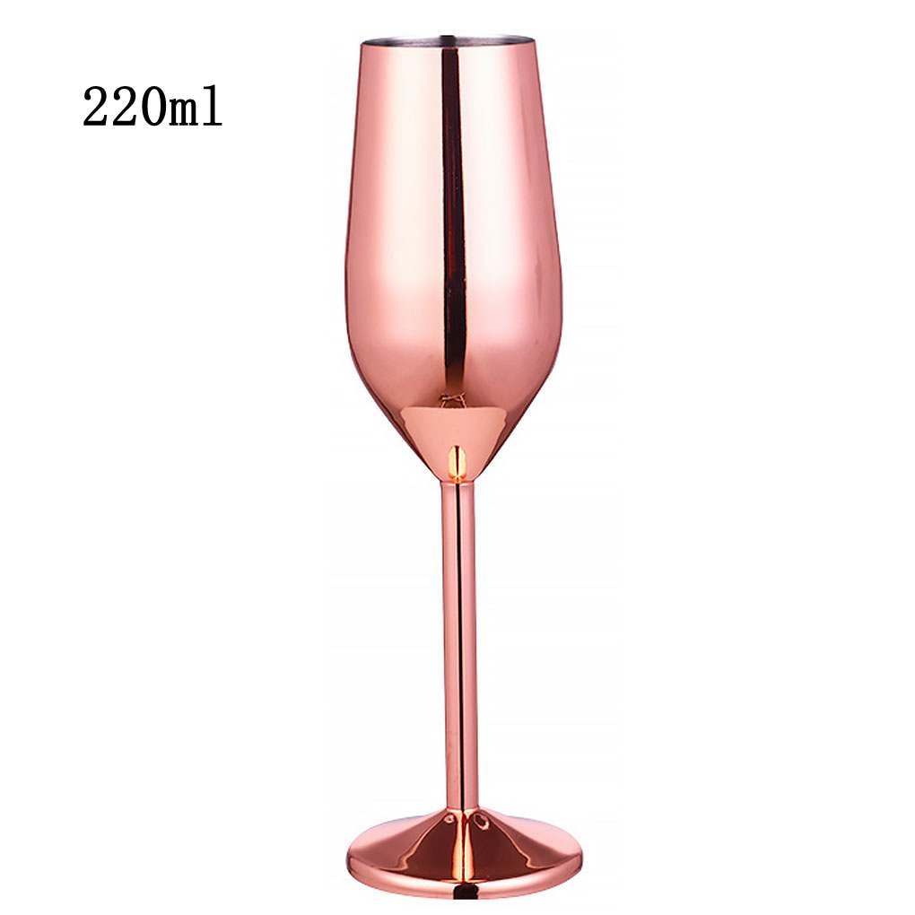 500ml Edelstahl Kelch Champagnerschale, Weinglas Cocktailglas Kreatives Metall