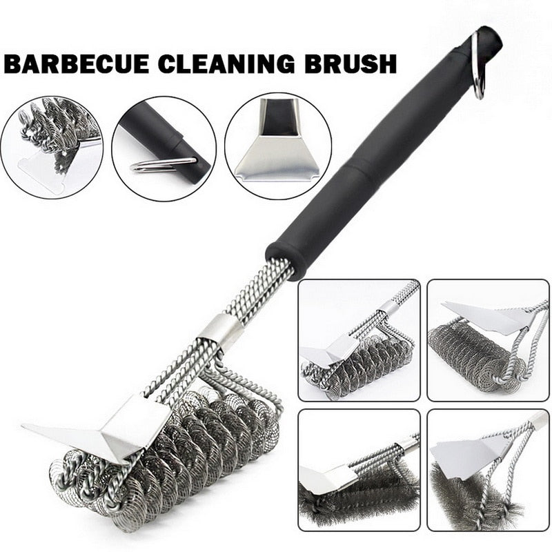 Grillbürste und -schaber, BBQ-Reiniger, idealer Grillzubehör-Bürsten