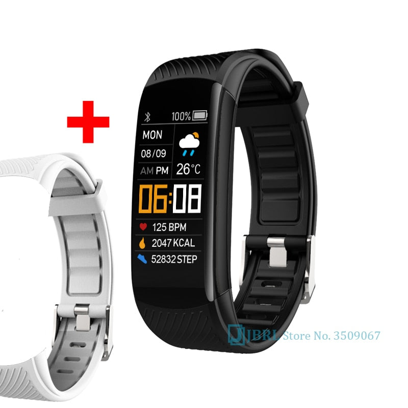 2021 Smart Watch Männer Frauen Sport Smartwatch Fitness Tracker Uhr für Android iOS Pulsmesser Elektronische Uhr Wasserdicht