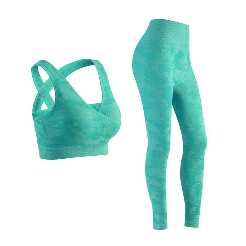 BH-Leggings-Set, Sportbekleidung Hohe Taille, Gym Leggings - Set für Frauen