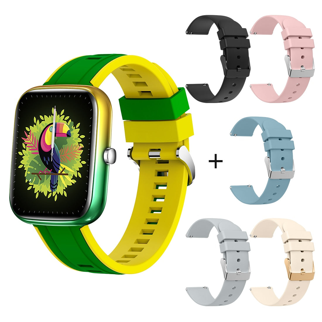 COLMI P8 BR 1,69 Zoll Smart Watch Männer Fitness Tracker IP67 Wasserdicht Bluetooth International Smartwatch für Android iOS Telefon