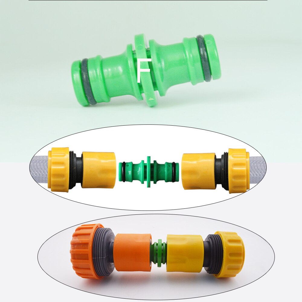 Gartenzubehör Outdoor 3/4 Auto Gartenschlauch Adapter Schnellkupplung Reparatur Schlauchverbinder Wasserhahn Anschluss Rohrverschraubungen 1/2