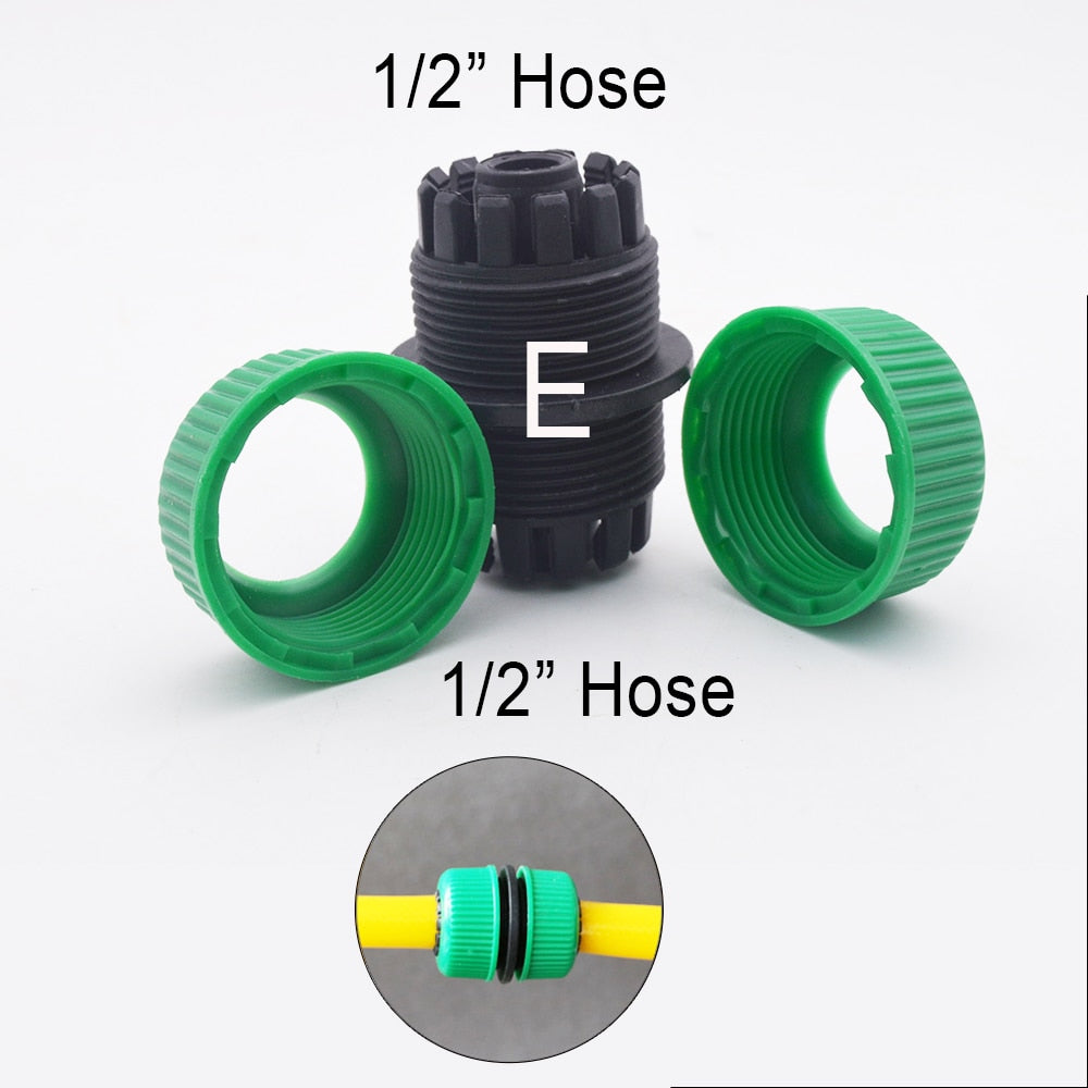 Gartenzubehör Outdoor 3/4 Auto Gartenschlauch Adapter Schnellkupplung Reparatur Schlauchverbinder Wasserhahn Anschluss Rohrverschraubungen 1/2