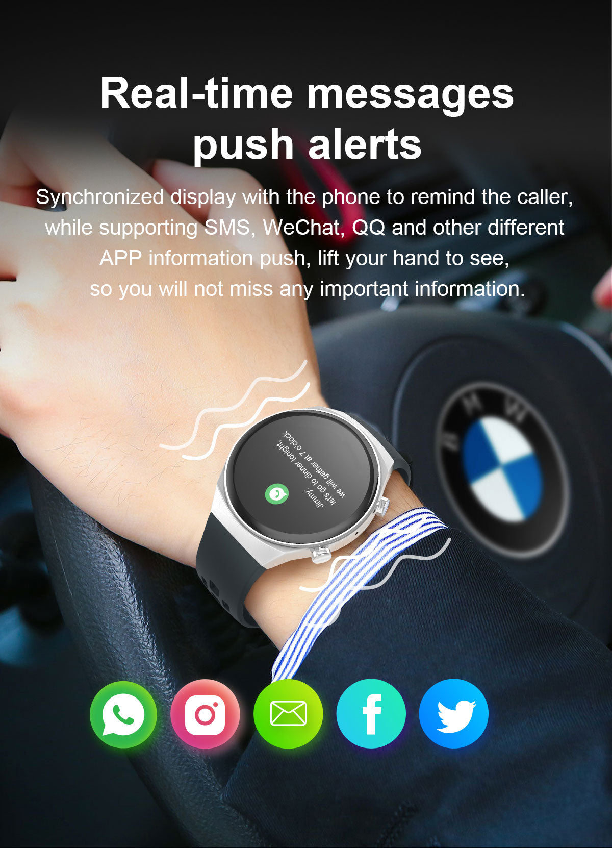 2022 SANLEPUS QS8 NEW Smart Watch mit Zifferblatt Anrufe, ideal für Männer & Frauen, Wasserdicht Smartwatch Fitness Armband für Android,Huawei, & Apple