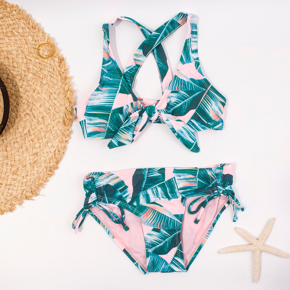Badeanzug Bikini Set für Kinder Mädchen, Zwei-Stücke Schwimmenanzug für den Sommer