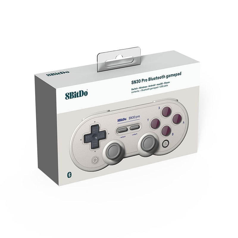 8Bitdo SN30 Pro Gamepad für Nintend Switch MacOS Android Controller, Wireless Bluetooth Controller Joystick für NS Switch