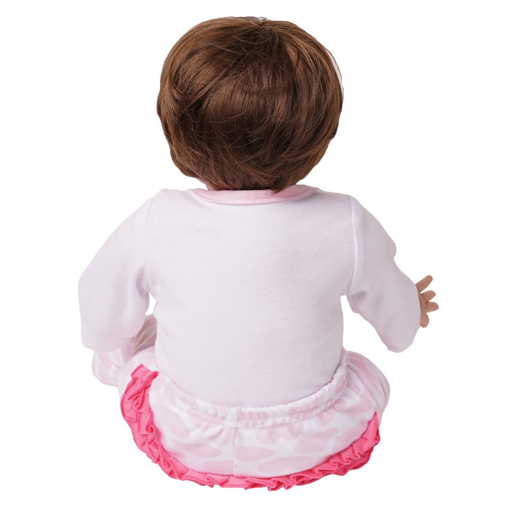 55cm Neugeborenes Baby Mädchen Silikon