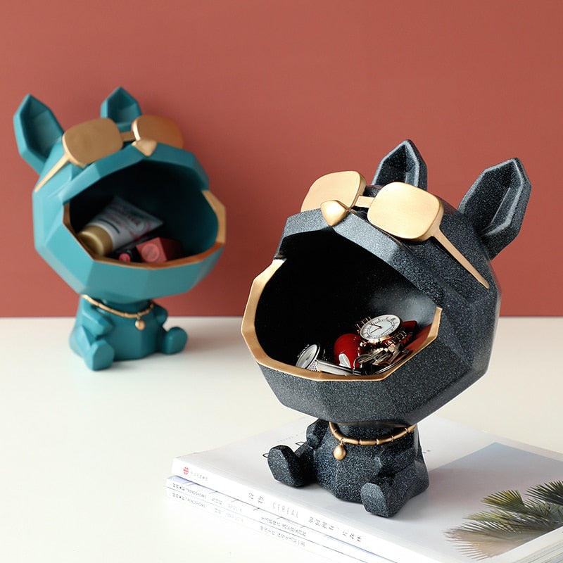 Coole Hundefigur Großmaul, Hund Aufbewahrungsbox Heimdekoration