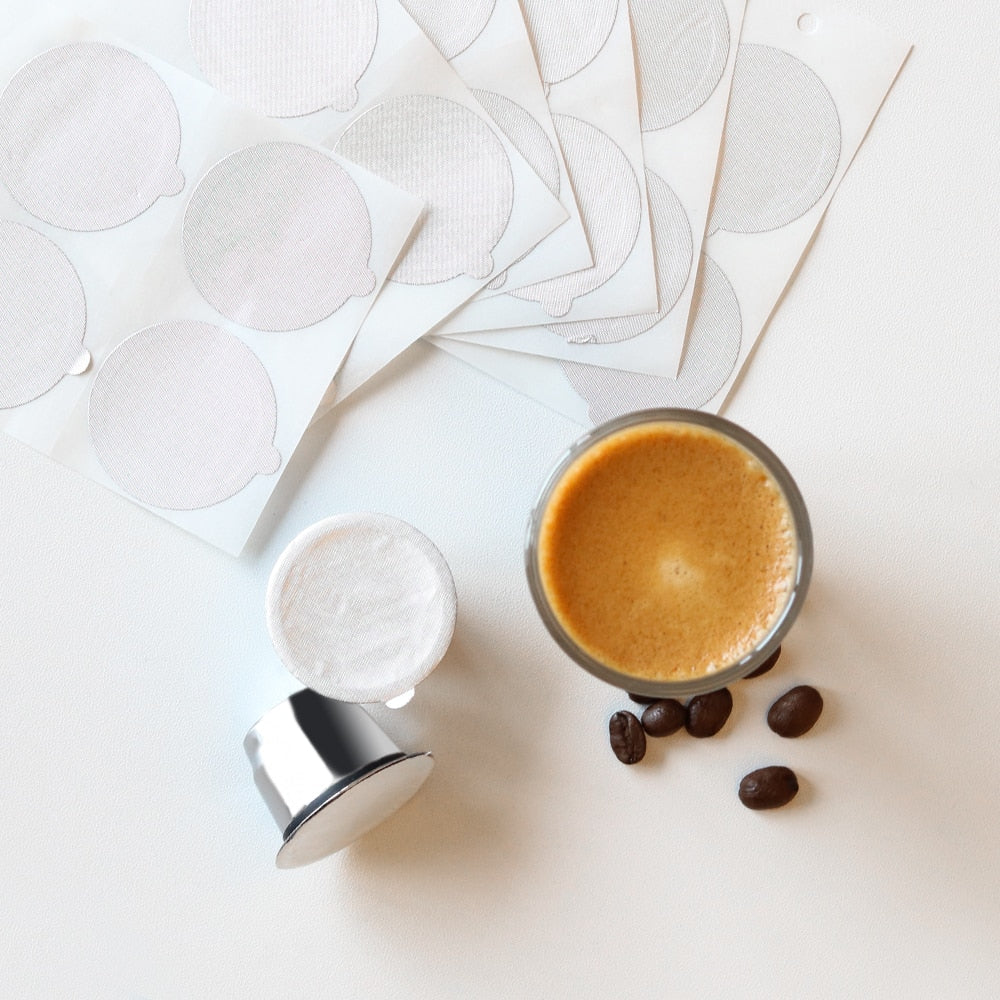 Wiederverwendbare Refill-Kapsel kapseln für Nespresso-Maschinen Espresso, hochwertige Edelstahl-Kapsel