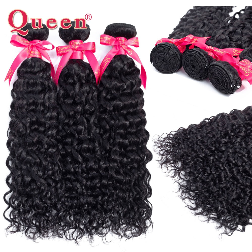 Water Wave Bundles Brazilian Hair Weave Bundles Remy Hair Bundles Deals 1/3/4 bundles human hair Curly Hair Bundles Queen Hair