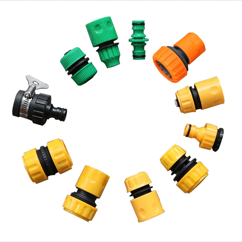 Gartenzubehör Outdoor 3/4 Auto Gartenschlauch Adapter Schnellkupplung Reparatur Schlauchverbinder Wasserhahn Anschluss Rohrverschraubungen 1/2