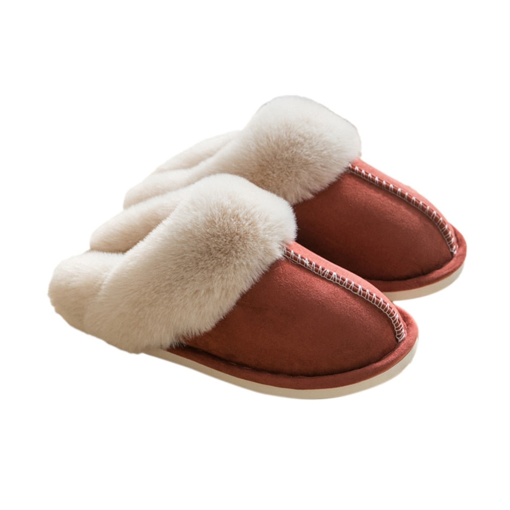 Damen Pantoffel Hausschuhe Warm plush