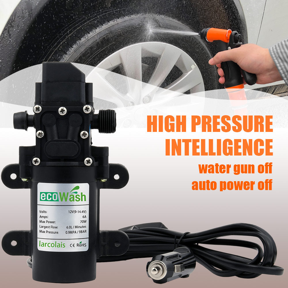 12V Autowäsche Autowaschpistole, Tragbare Waschmaschine Elektrische Reinigung Auto Gerät Styling