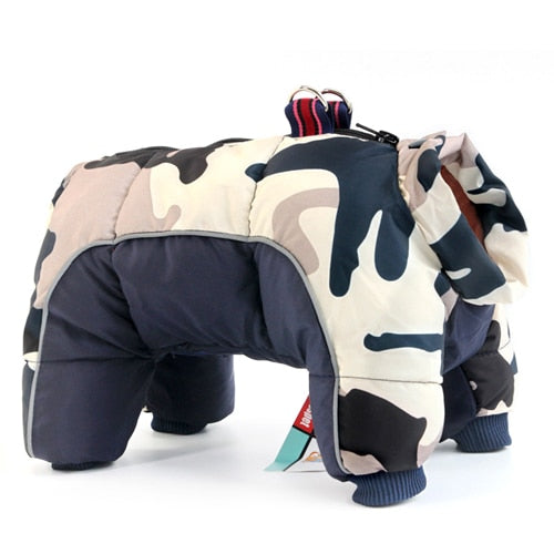 Winter-Haustier-Hundekleidung, super warme Jacke, dickerer Baumwollmantel, wasserdicht, kleine Hunde, Haustierkleidung für französische Bulldoggen-Welpen