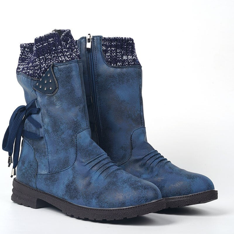 2023 Warme Damen Wildleder Schnee Stiefel, Outdoor Stiefel