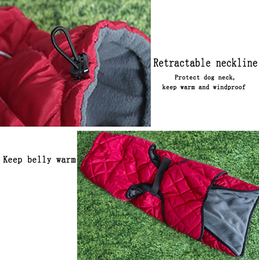 Hund Outdoor Jacke Wasserdicht, Reflektierende Haustier Mantel