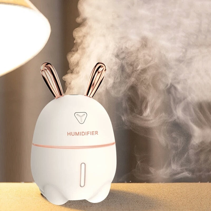 300 ML Mini Luftbefeuchter, Nettes Kaninchen USB Aroma, ätherisches Öl