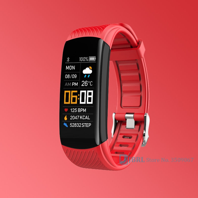 2021 Smart Watch Männer Frauen Sport Smartwatch Fitness Tracker Uhr für Android iOS Pulsmesser Elektronische Uhr Wasserdicht