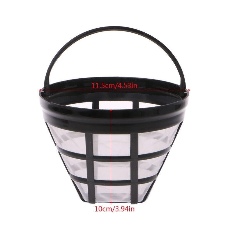 Ersatz-Kaffeefilter, wiederverwendbar, nachfüllbar, Korb-Cup-Style
