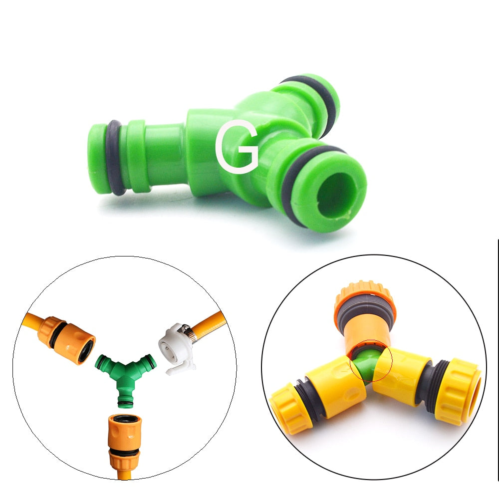 Gartenzubehör Outdoor 3/4 Auto Gartenschlauch Adapter Schnellkupplung Reparatur Schlauchverbinder Wasserhahn Anschluss Rohrverschraubungen 1/2