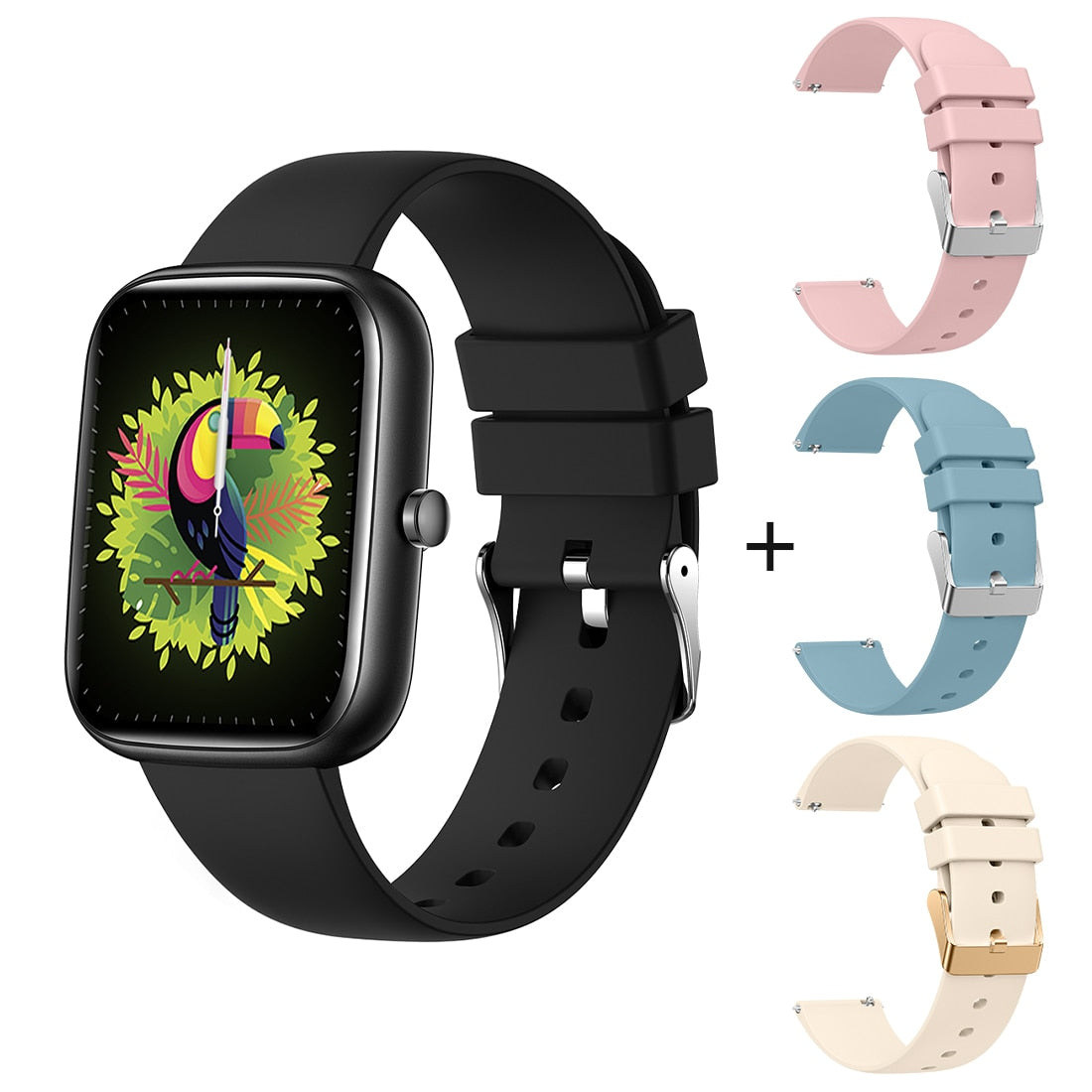 COLMI P8 BR 1,69 Zoll Smart Watch Männer Fitness Tracker IP67 Wasserdicht Bluetooth International Smartwatch für Android iOS Telefon