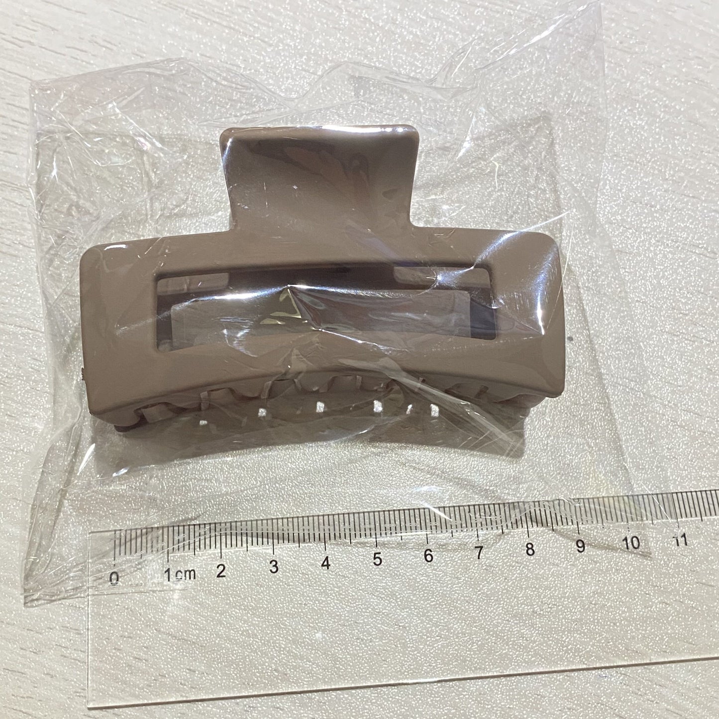 1pcs Koreanisch Kaffee Schwarz Großes Haar Krallen, Acryl Haarnadeln Barrette, Krabbe Haarspangen für Frauen & Mädchen