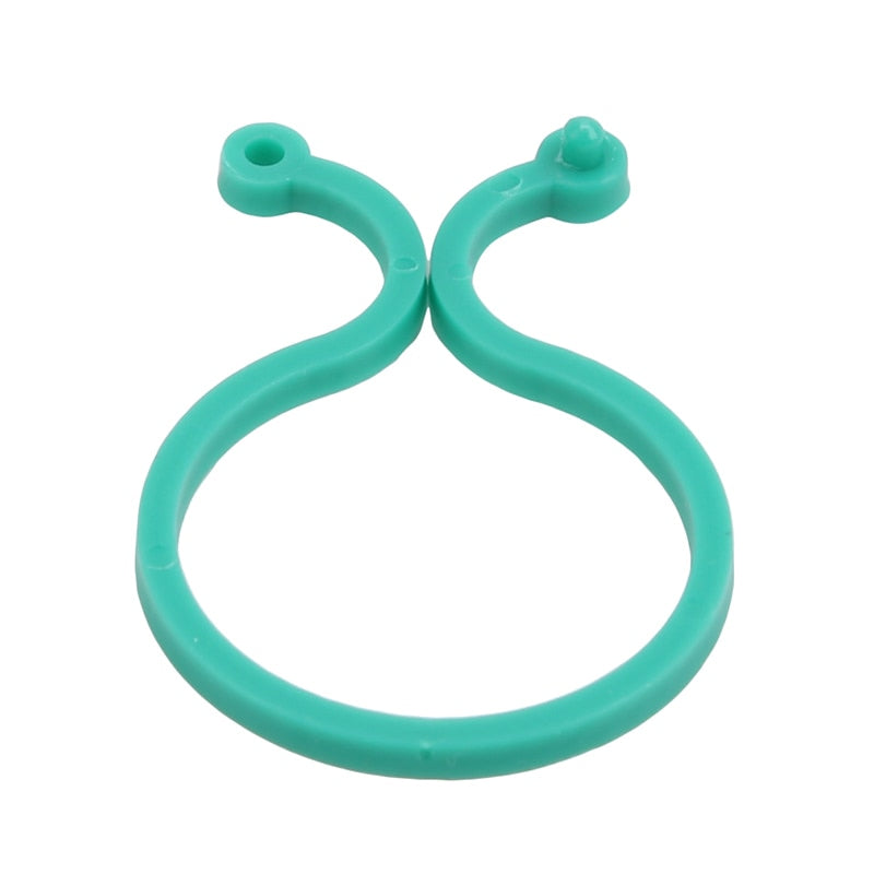 50/100 Stück Gartenpflanzenhalter-Spalier-Clips