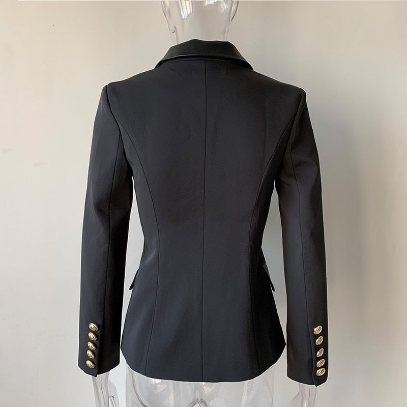 Harley Fashion Frühling / Herbst Damen Schlankblazer, Leder Qualität Europäischen Design