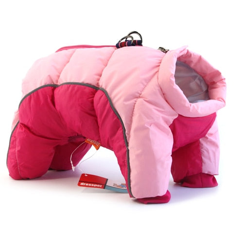 Winter-Haustier-Hundekleidung, super warme Jacke, dickerer Baumwollmantel, wasserdicht, kleine Hunde, Haustierkleidung für französische Bulldoggen-Welpen