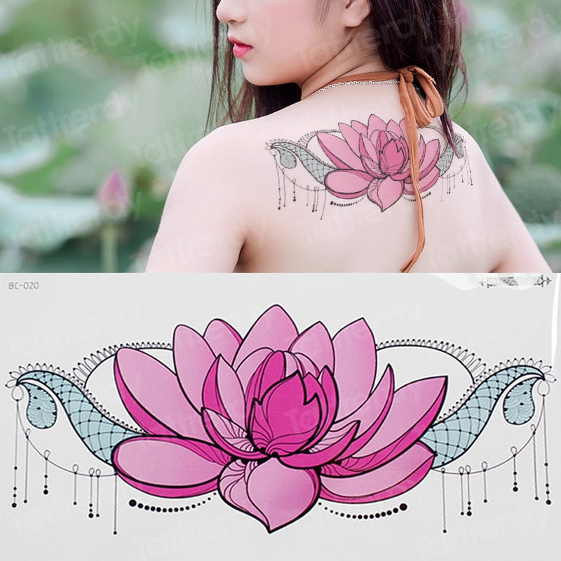 temporäre mode Tattoos-Schmuck, Körperaufkleber für Ägypten arabisch indische Sexy Tattoos-Muster