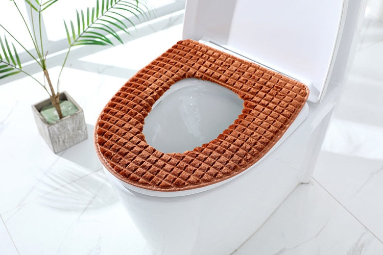 Toilettenkissen, weicher & warmer Toilettensitzbezug