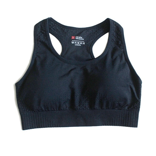 7 Farben Vital Nahtloser Sport-BH, atmungsaktiver Raceback Yoga-BH