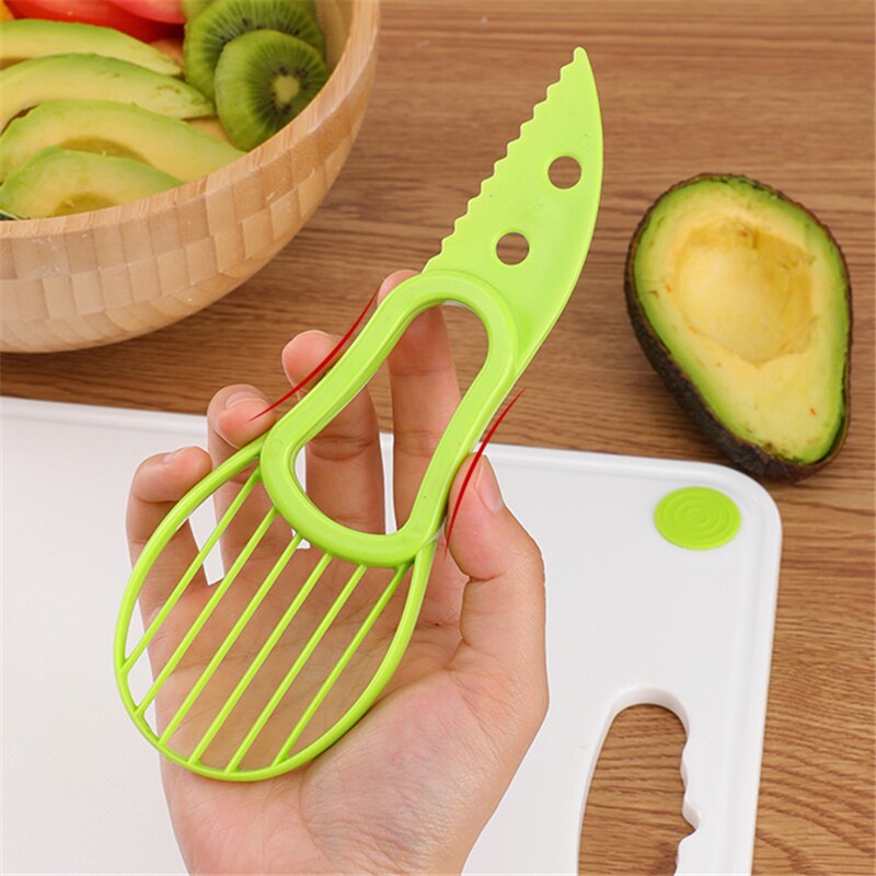 3 in 1 Avocado Splitter Multifunktion, Fruchtschäler & Fruchtfleisch Separator aus Kunststoff