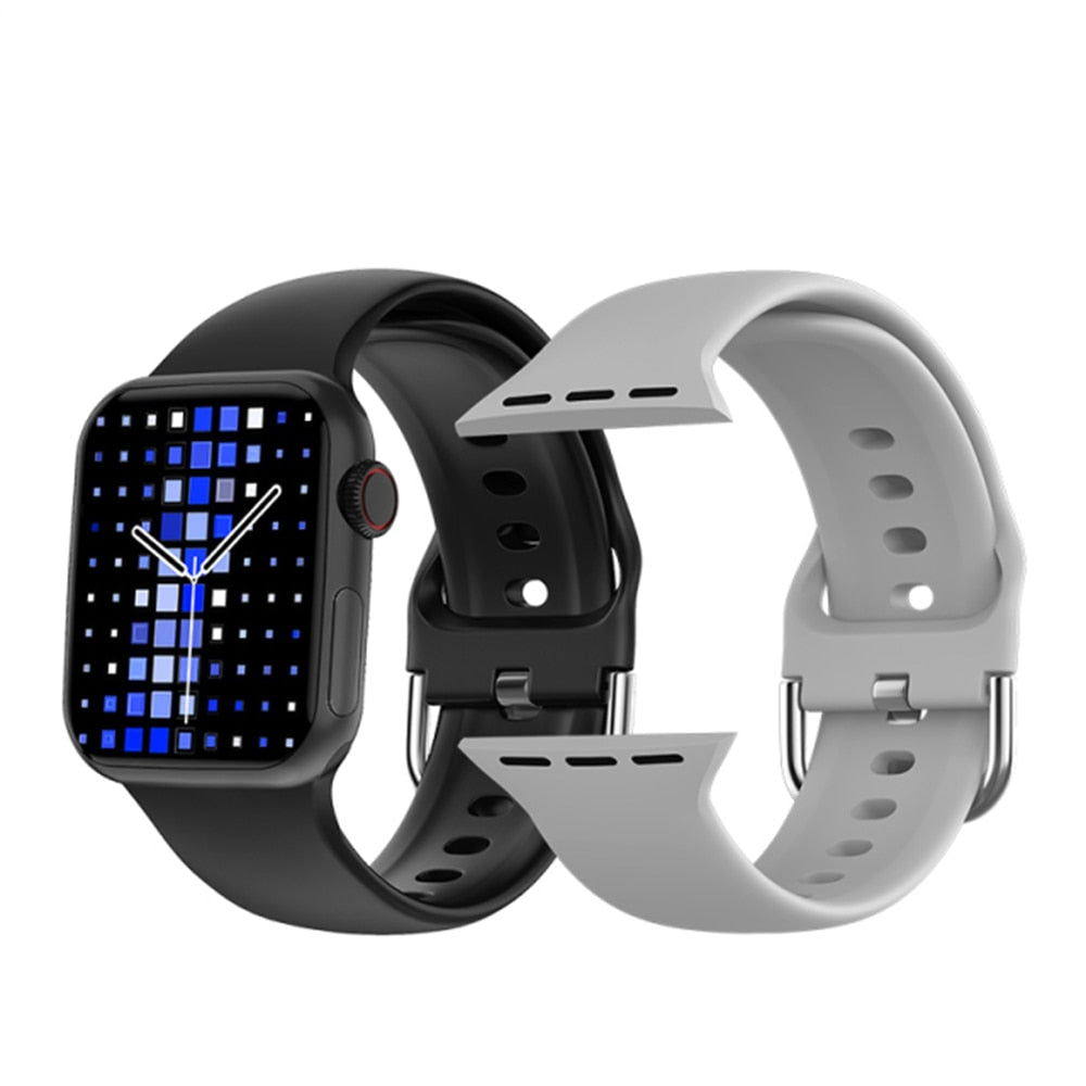 2022 1,9" Sport Smartwatch Männer Bluetooth Anruf Benutzerdefiniertes Zifferblatt NFC Frauen Fitness Smartwatch Pk DT7 W37 W27 Pro Smartwatch Serie 7